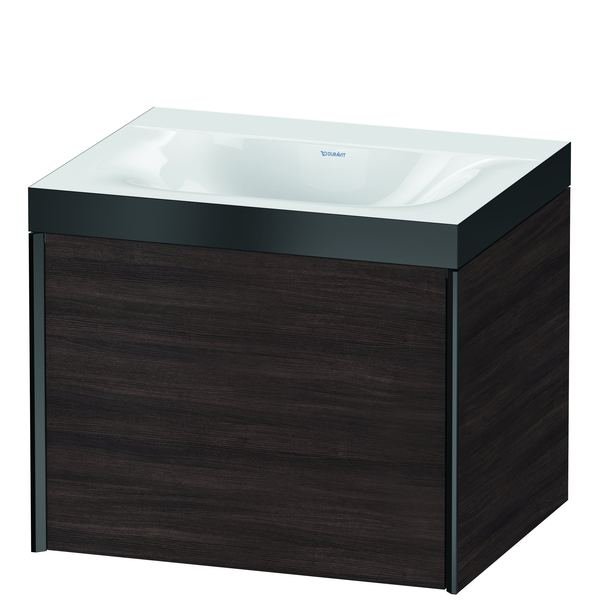 Xviu C-Bonded Wall-Mounted Vanity Chestnut Dark, Duravit, Mfr#: XV4609NB253P